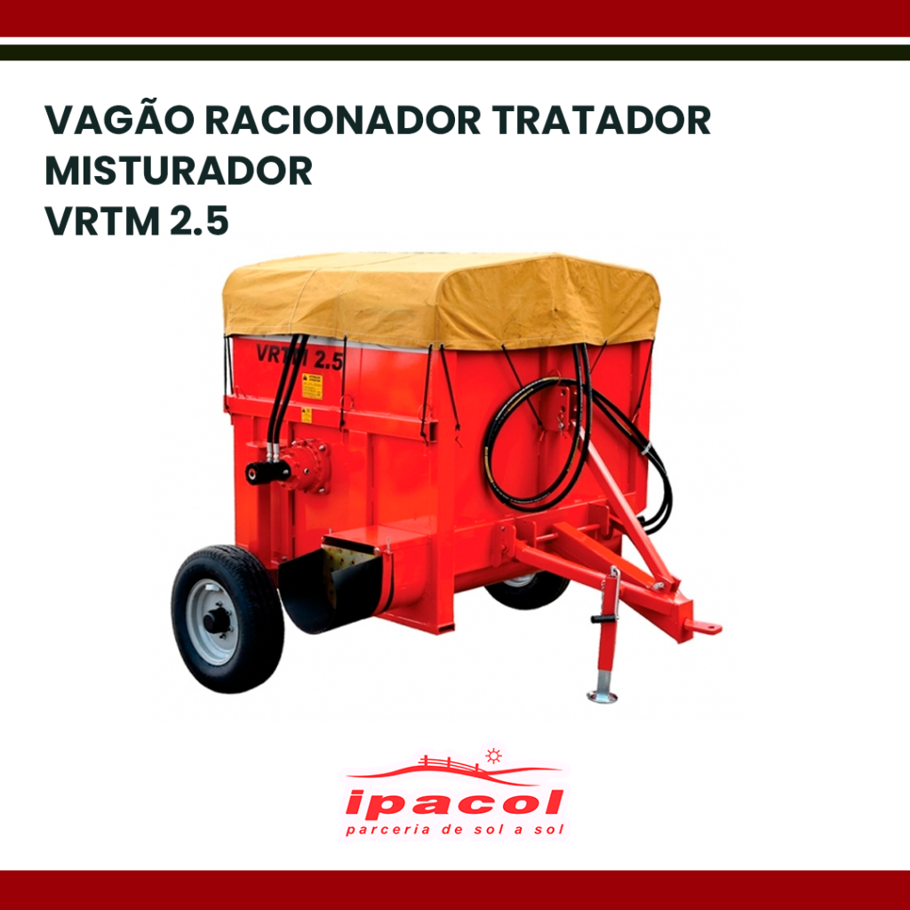 VAGÃO RACIONADOR TRATADOR MISTURADOR